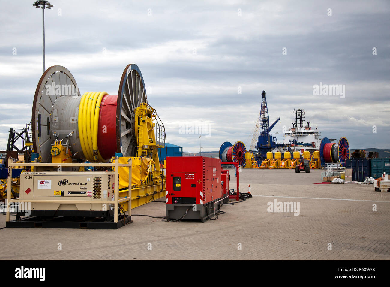 Inverness Rigs Invergordon, Scotland, UK. Danish offshore project and engineering ...