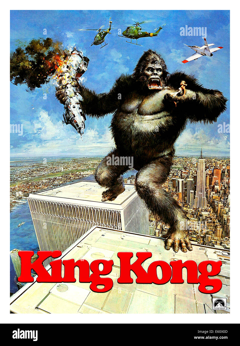 King Kong movie poster Stock Photo