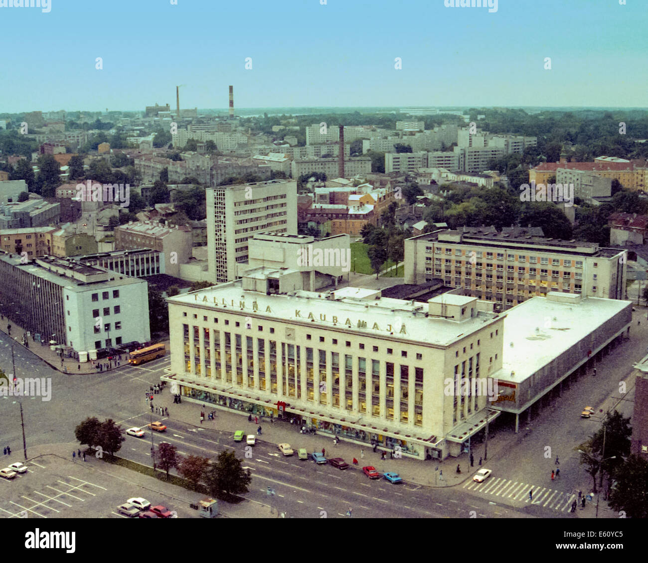 Tallinn, Estonia. 2nd Sep, 1990. The main Department Store in Tallinn