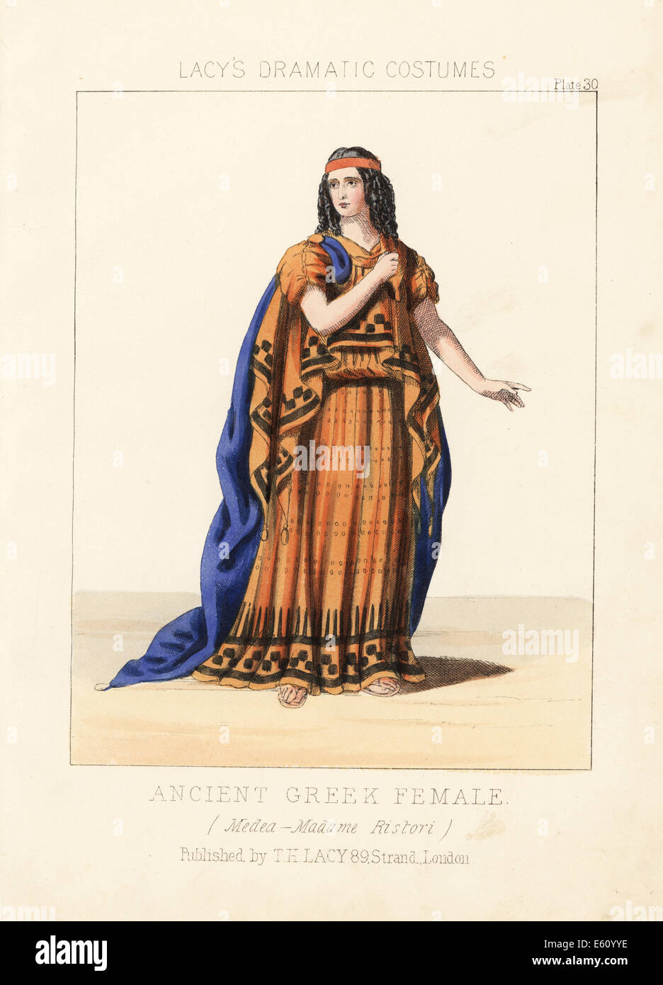 Greek Costume Medea Stock Photo Alamy