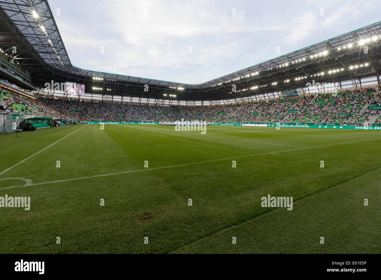Budapest Hungary 10th Aug 2014 The New Stadiom Of FTC During Budapest Hungary 10th Aug 2014 The New Stadiom Of FTC During