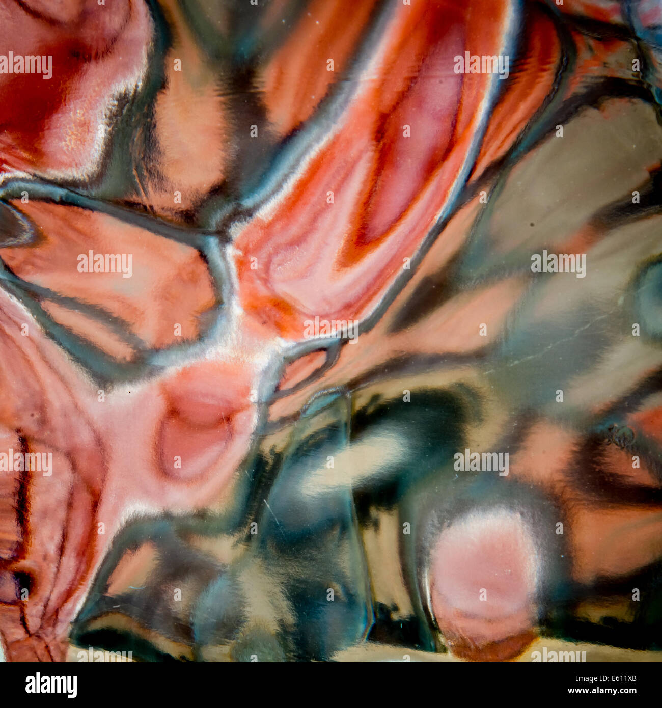 Color abstract swirling patterns in glass Stock Photo Alamy