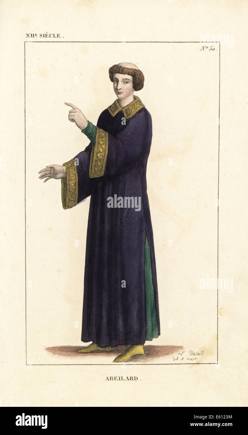 Peter Abelard, French philosopher, theologian and logician, c.1079-1142. Stock Photo
