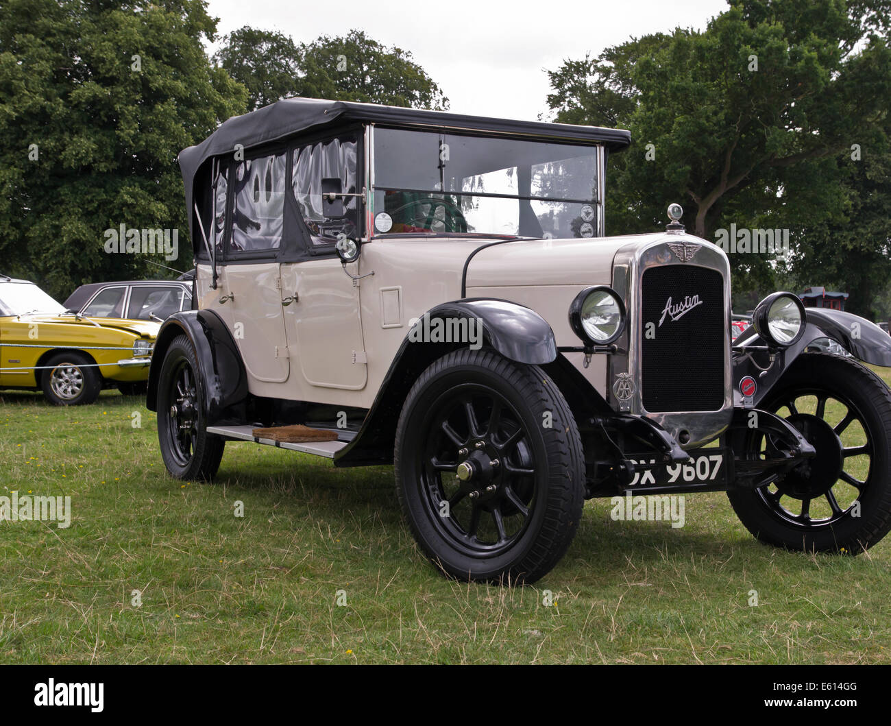 vintage austin clifton tourer car at show rally Stock Photo Alamy
