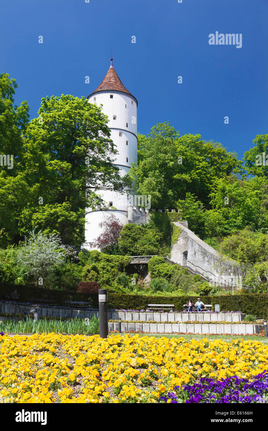 Gigelturm Tower, Biberach an der Riss, Upper Swabia, Baden-Württemberg, Germany Stock Photo