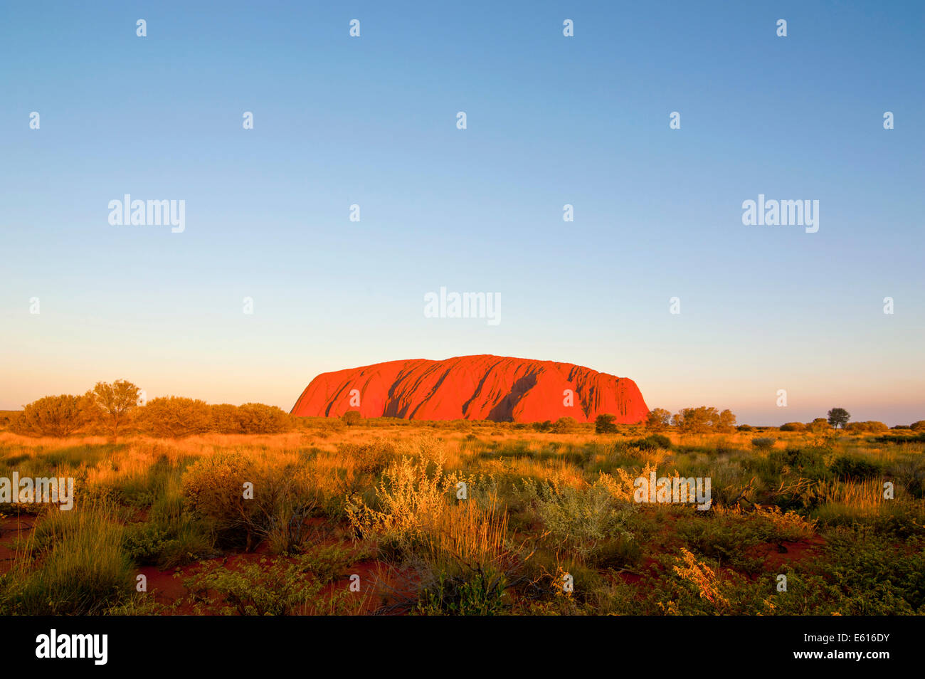 Uluru, Ayers Rock, Northern Territories, Australia Stock Photo