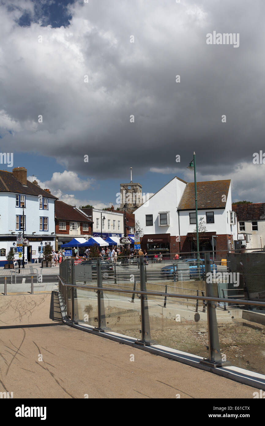 The new Adur Ferry Bridge, ShorehambySea, West Sussex Stock Photo Alamy