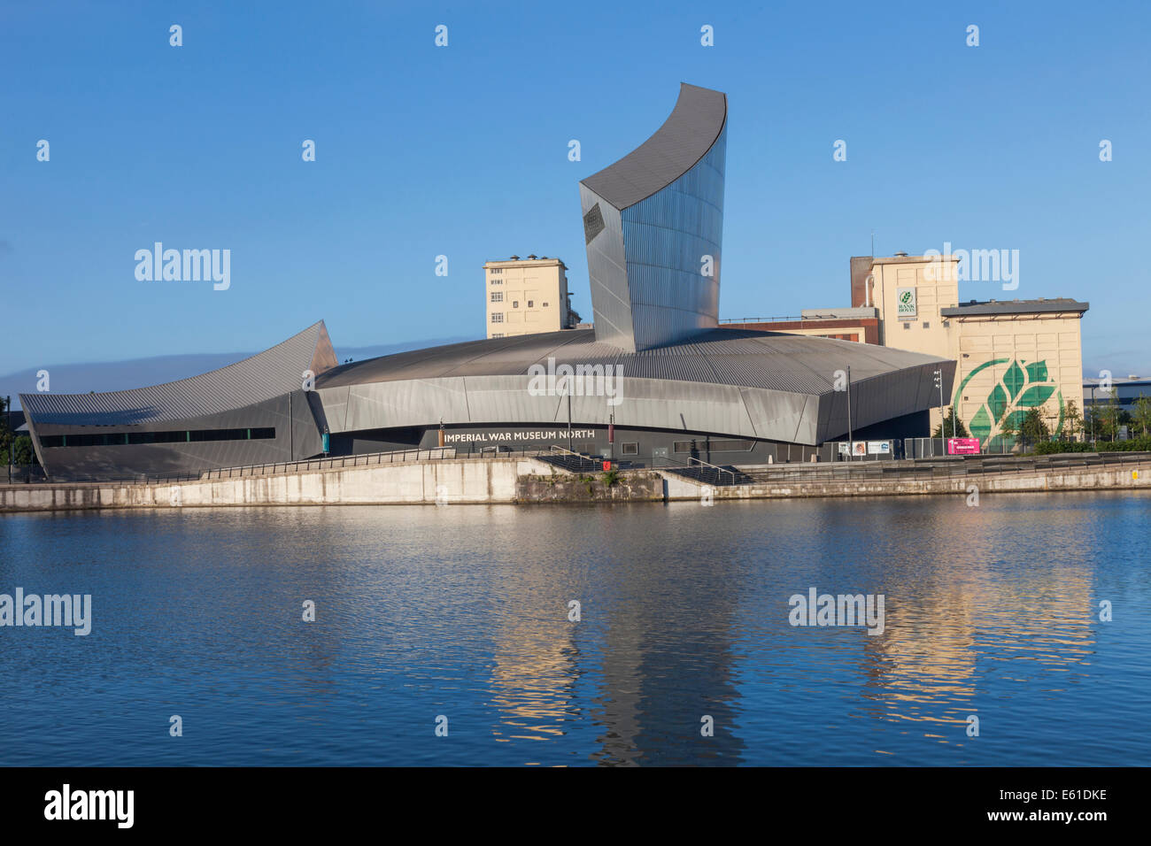 England, Manchester, Salford, The Quays, Imperial War Museums North Stock Photo