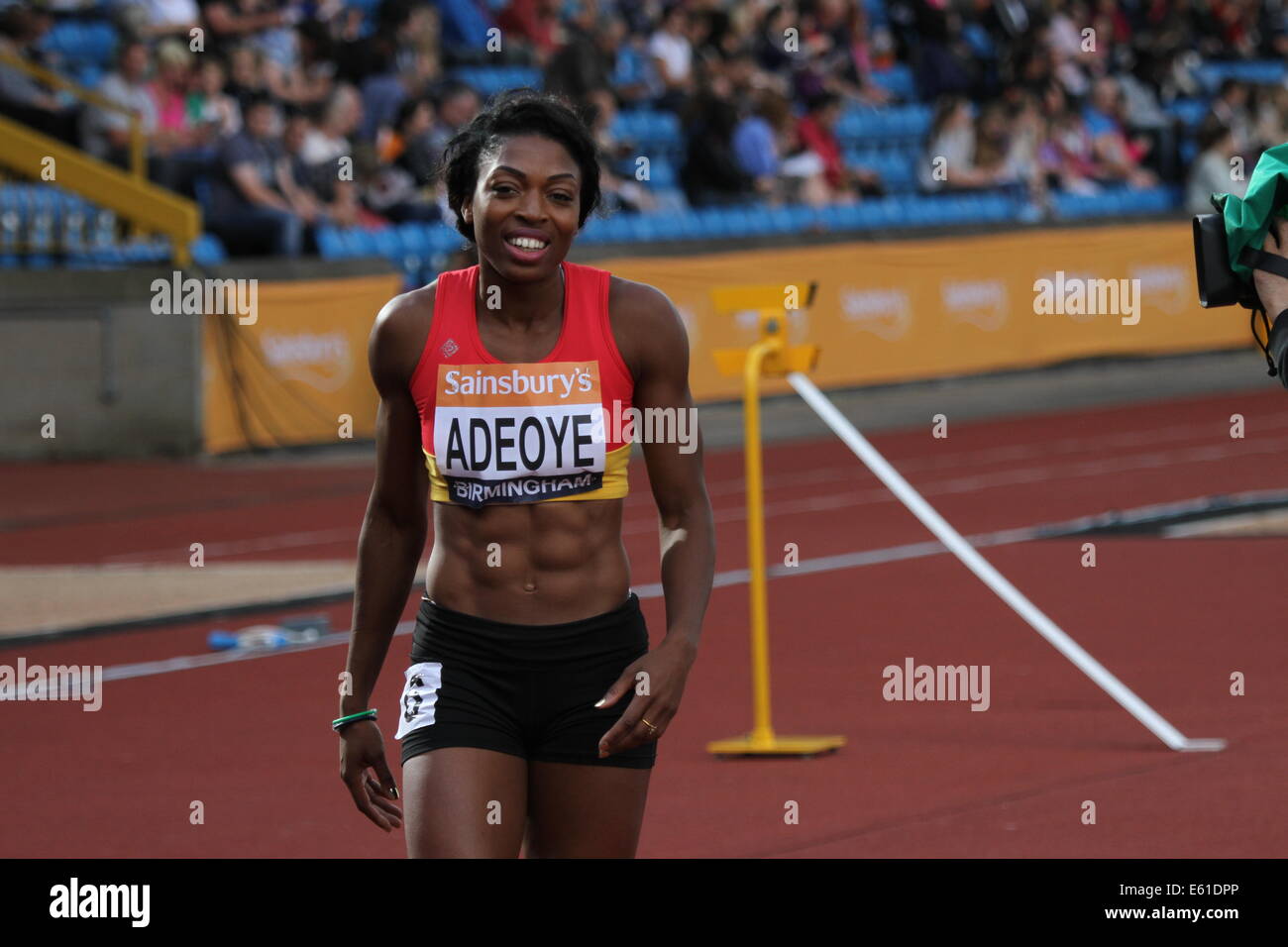 Adeoye Women's 200m Stock Photo