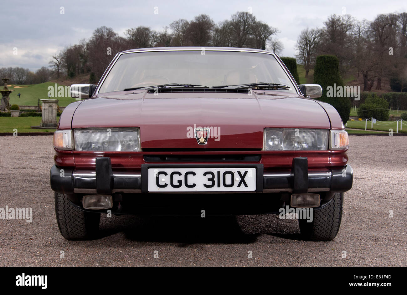 1981 Rover SD1 Vanden Plas V8 powered luxury car with sports car performance Stock Photo