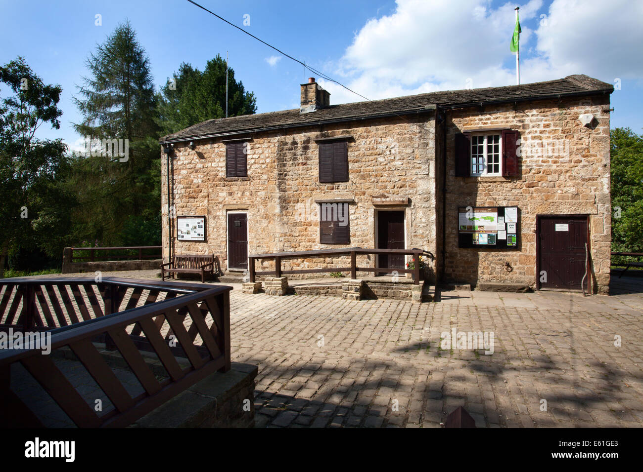 The White House Visitor Centre at The Chevin Otley West Yorkshire England Stock Photo