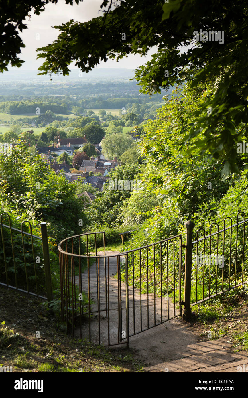 UK England, Dorset, Shaftesbury, Castle Hill, path to Enmore Green