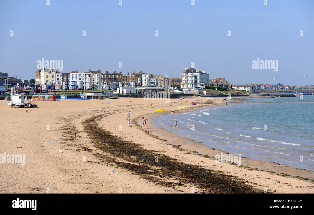 Margate Kent UK August 2014 - Margate beach and seafront Stock Photo ...