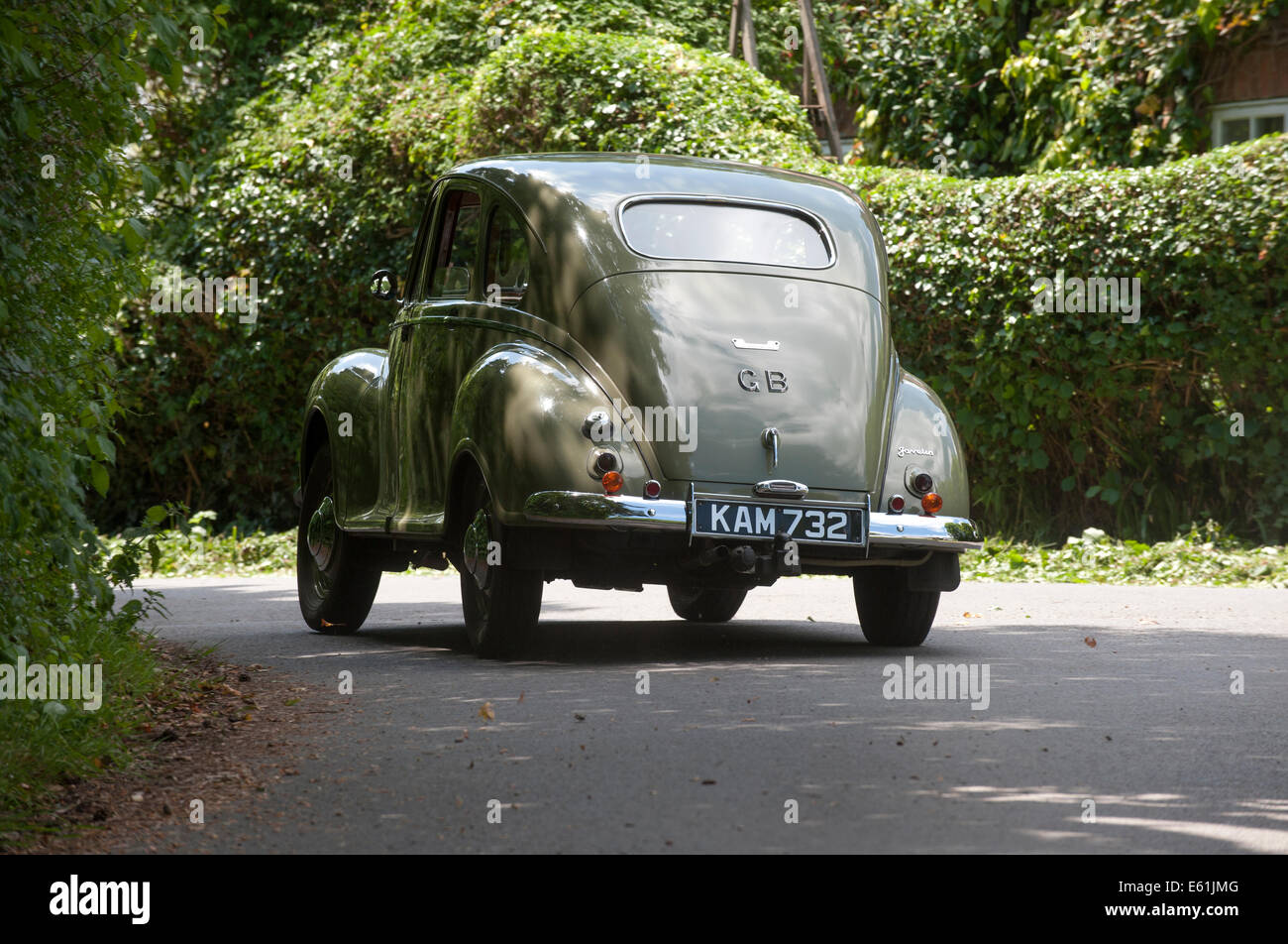Jowett Javelin classic British saloon car from Yorkshire Stock Photo