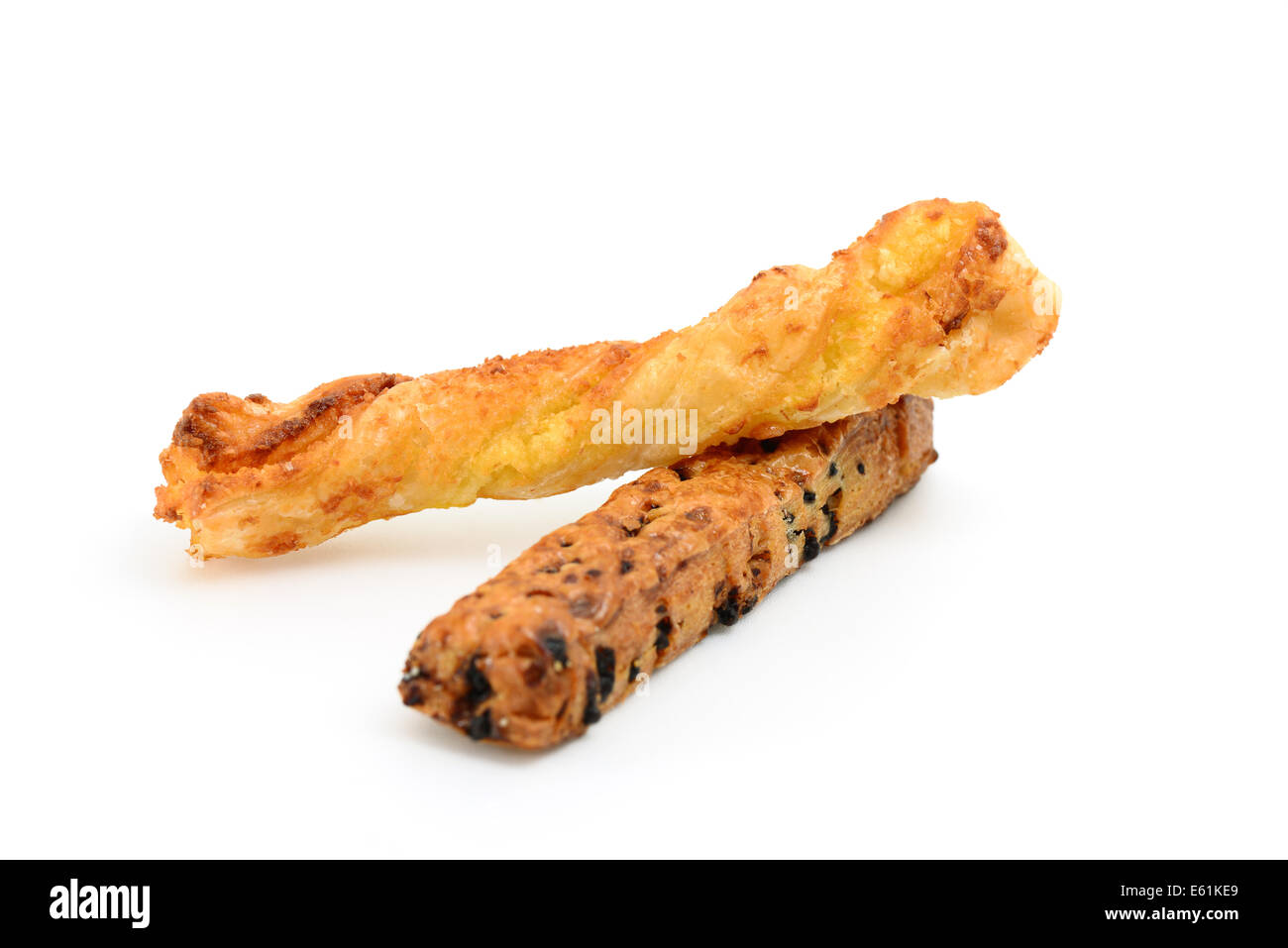 Puff Pastry and Chocolate Chip Stock Photo