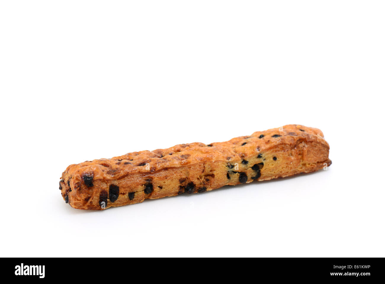 Puff pastry with chocolate chip Stock Photo
