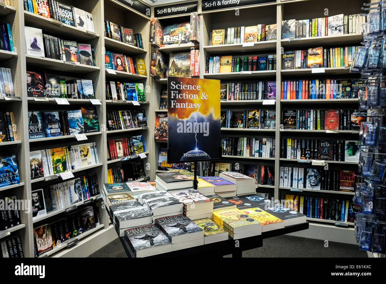Waterstones The interior of a Waterstones Stock