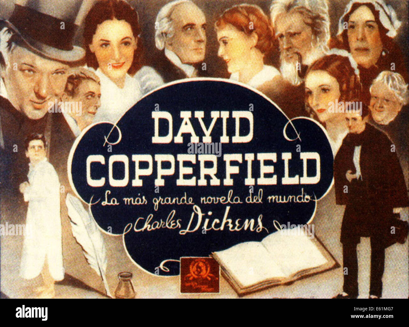 DAVID COPPERFIELD Movie Poster Directed by Cukor MGM 1935
