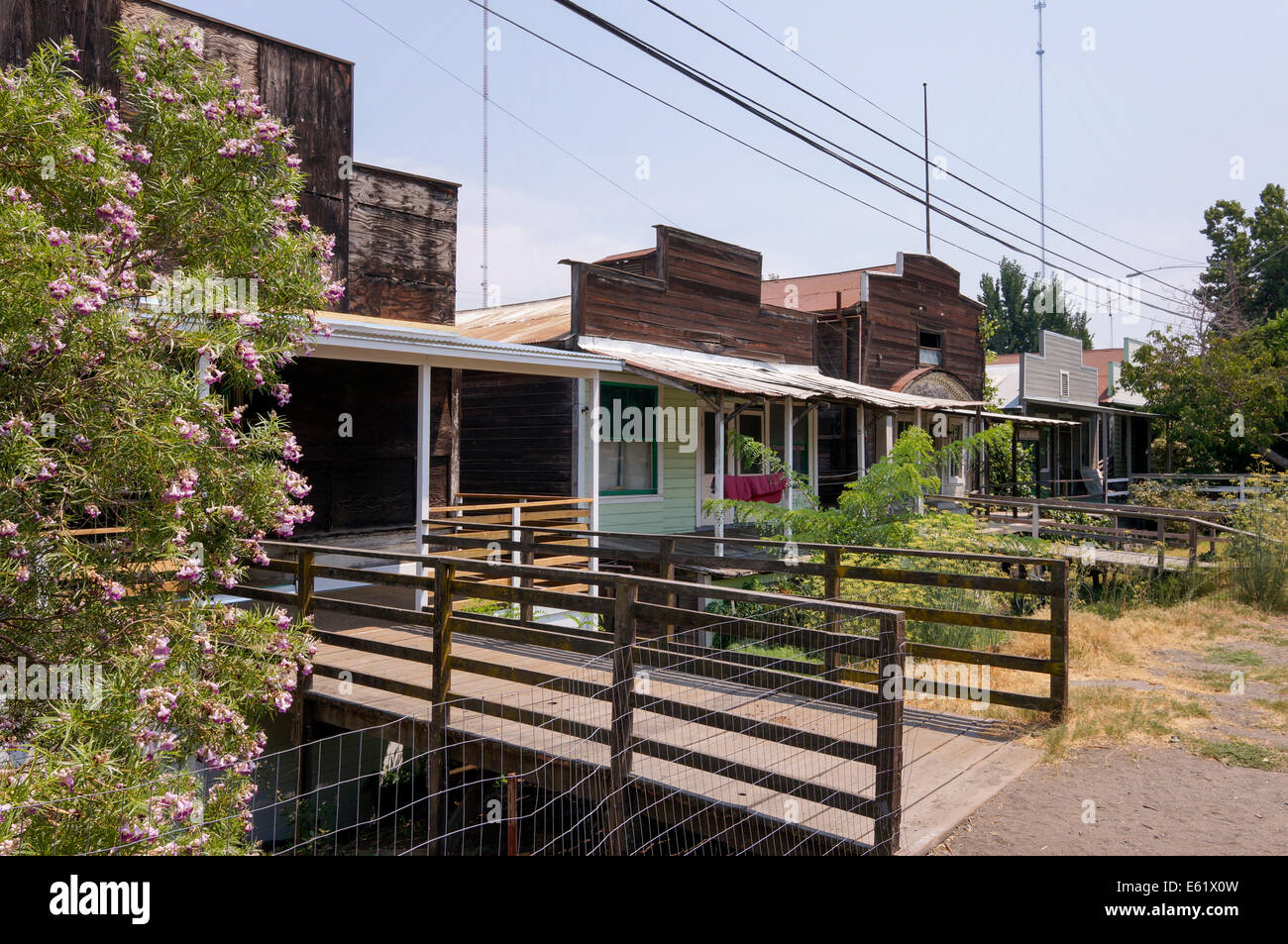 Locke Historic District Stock Photo Alamy