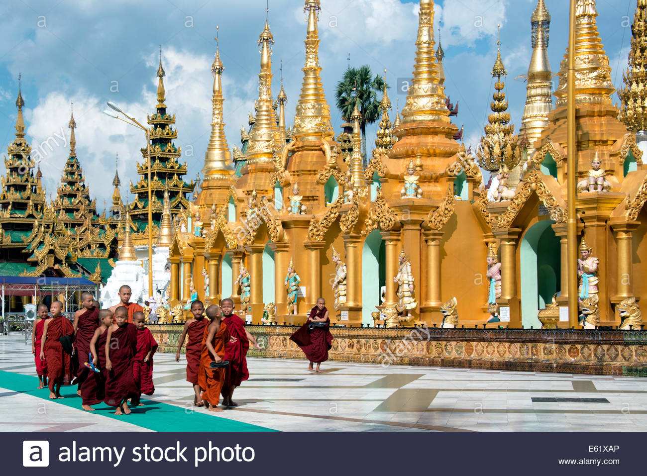 Shwedagon Pagoda Yangon Myanmar (Burma) Stock Photo