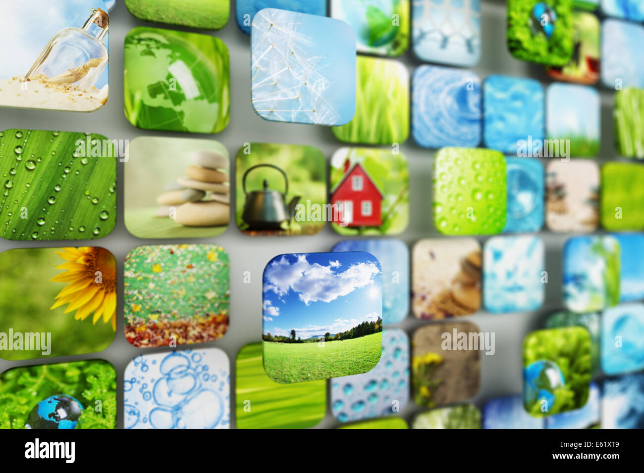 Collection of colorful images Stock Photo - Alamy