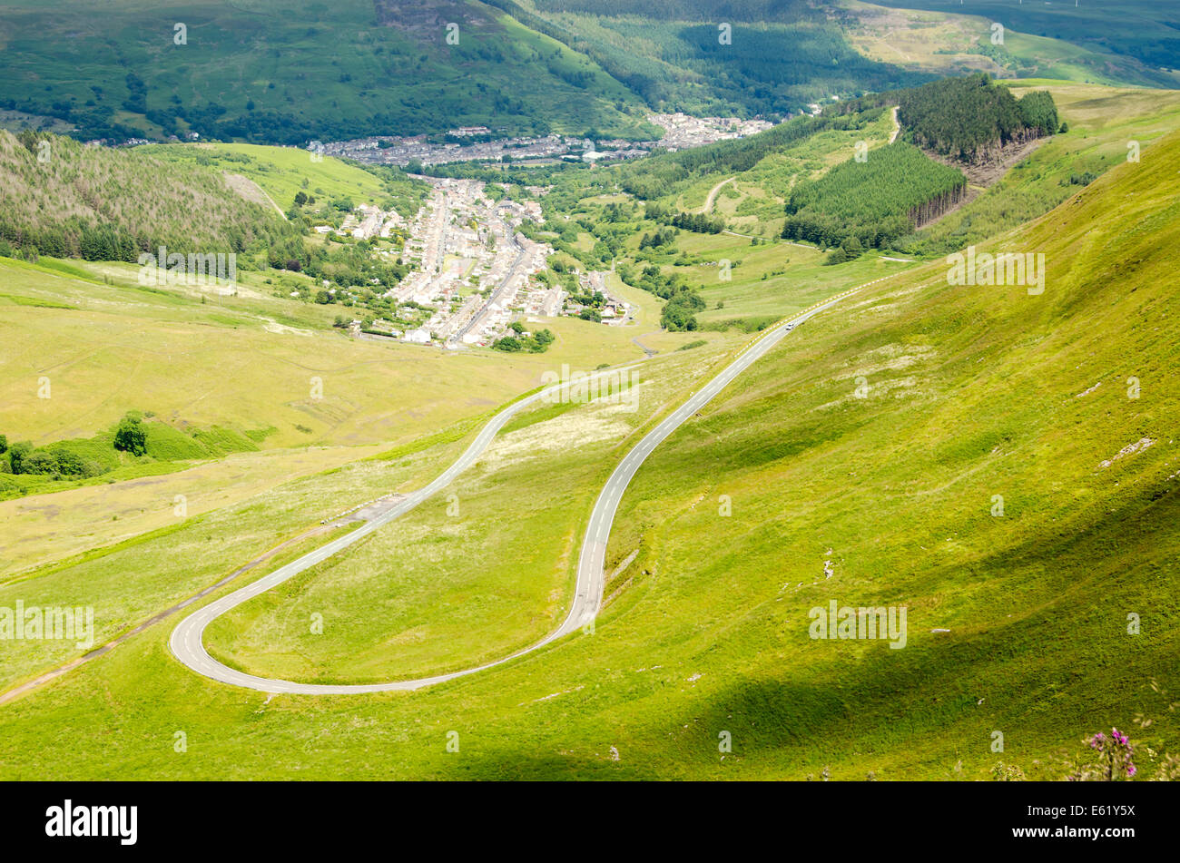 Treorchy, Cwmparc, Rhondda Valley, South Wales UK Stock Photo Alamy