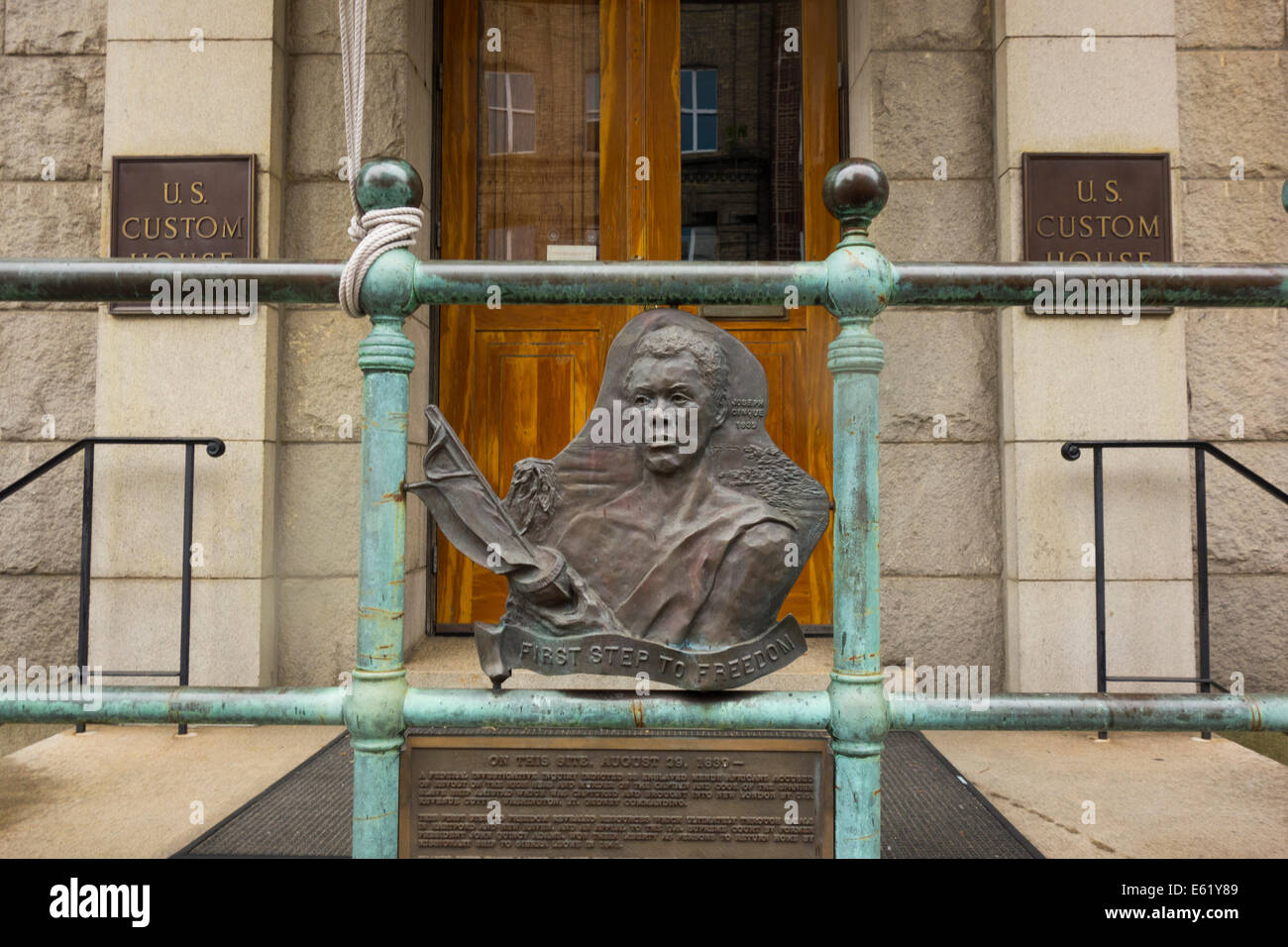 Custom house maritime museum New London CT Stock Photo Alamy