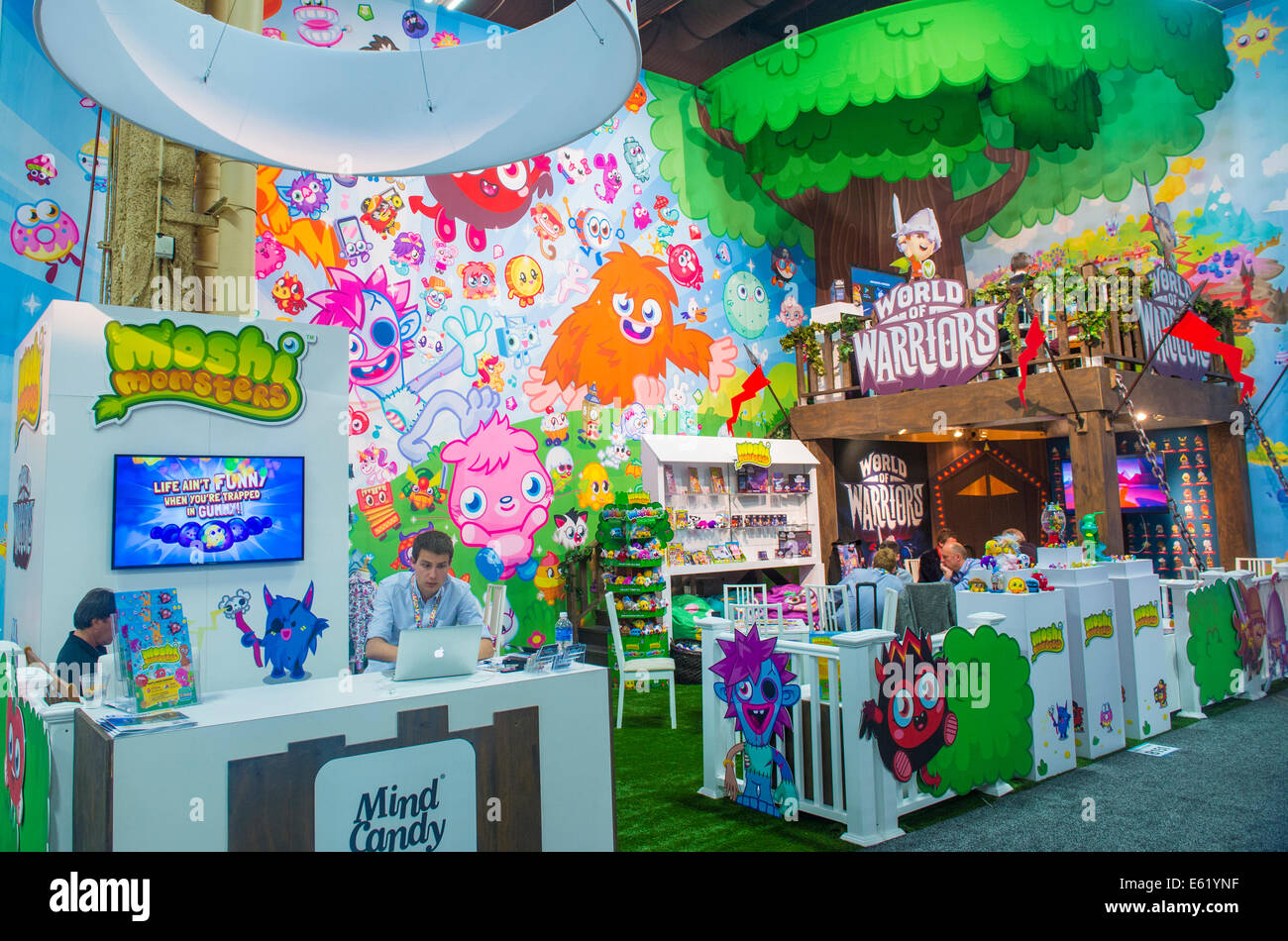 LAS VEGAS JUNE 17 The Mind Candy booth at the Licensing Expo in Las