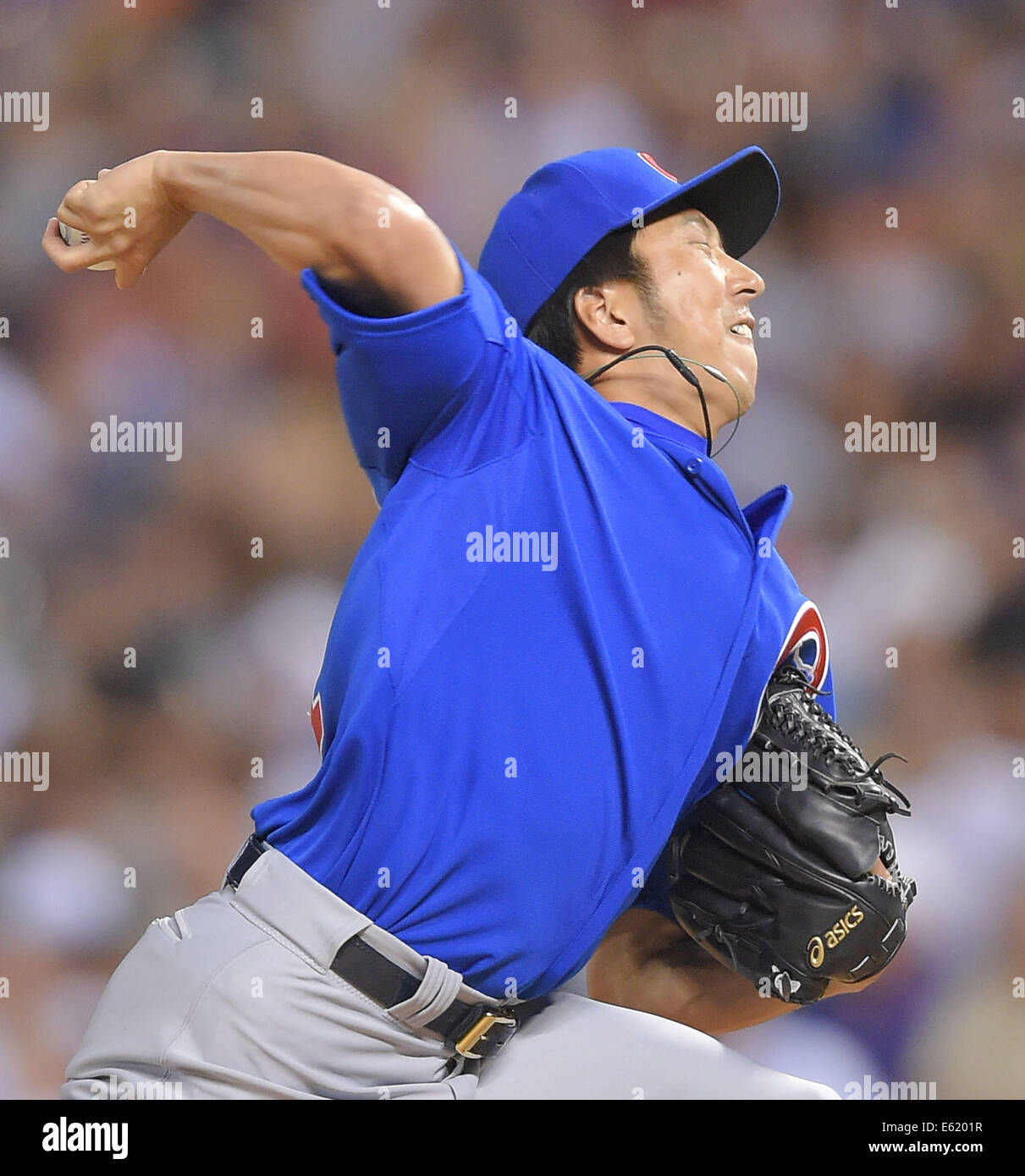 Coors Field, Denver, Colorado, USA. 6th Aug, 2014. Kyuji Fujikawa (Cubs Coors Field, Denver, Colorado, USA. 6th Aug, 2014. Kyuji Fujikawa (Cubs