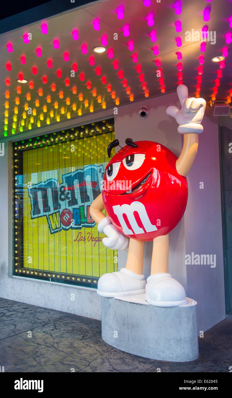 The M&M world store in Las Vegas strip Stock Photo Alamy