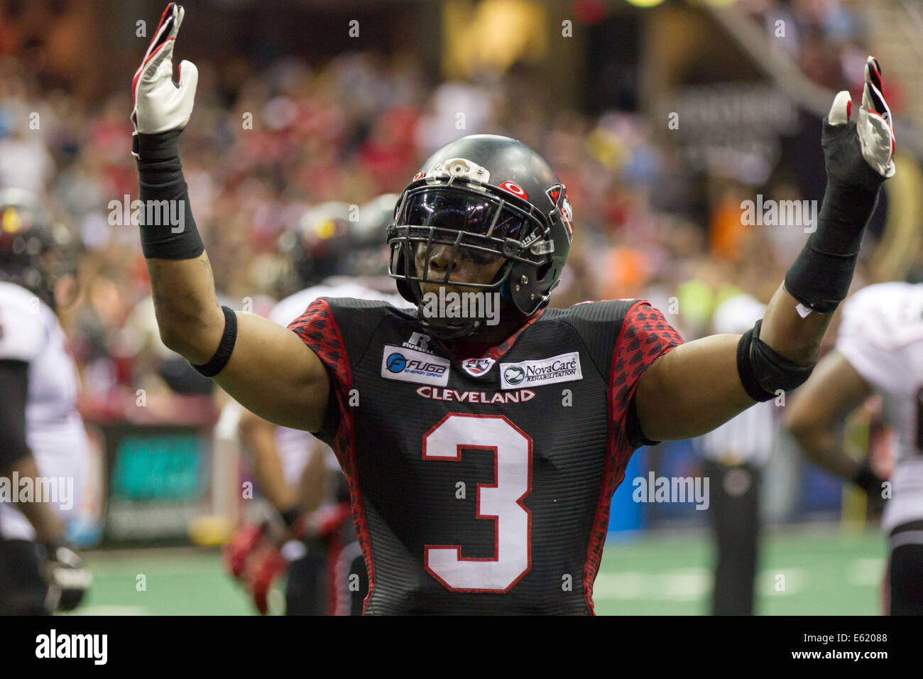 Jackson La Roche Cleveland, Ohio, USA. 10th Aug, 2014. Cleveland DB LAROCHE JACKSON (3 ...