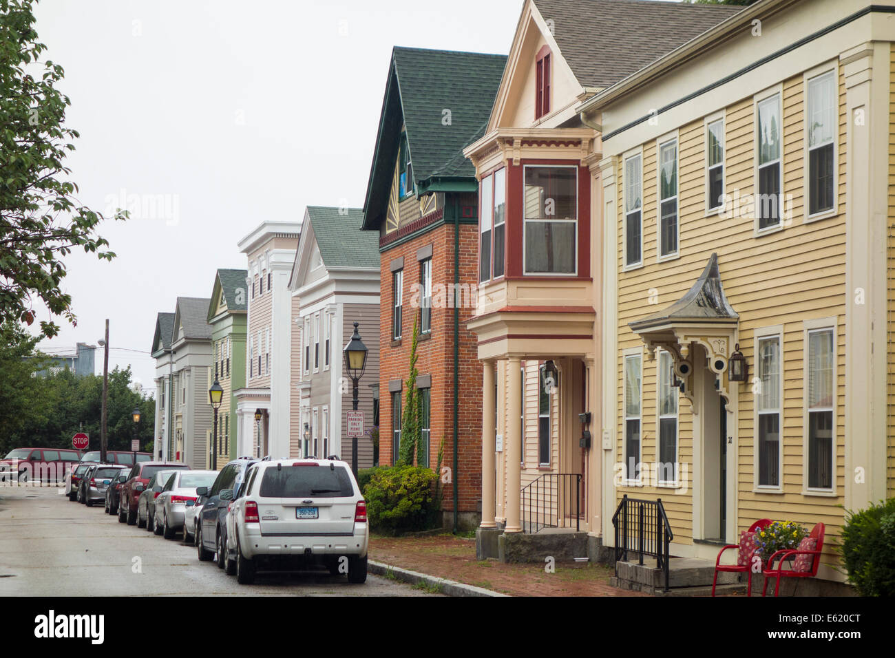 Downtown New London historic district in Connecticut Stock Photo Alamy