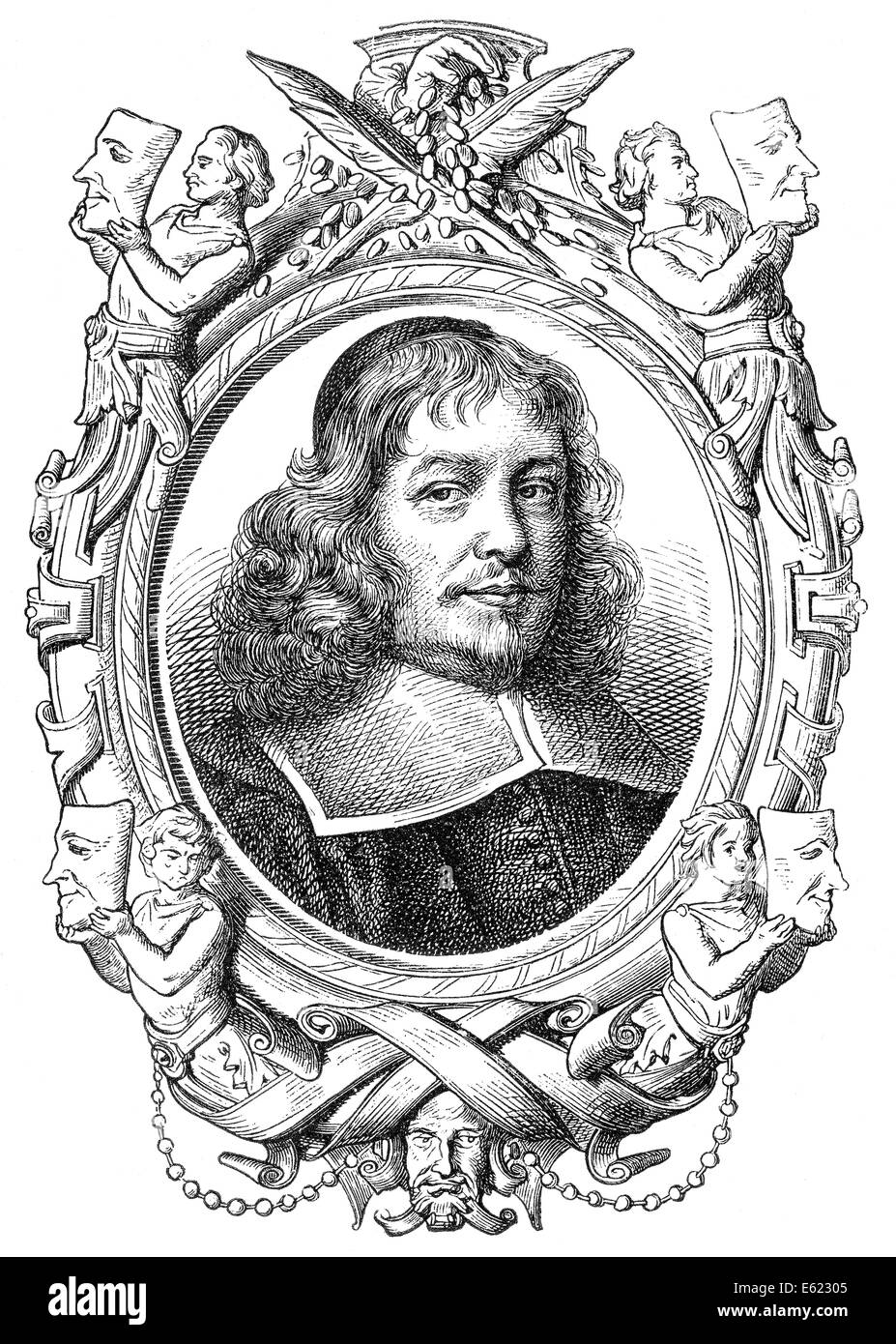 Antoine Barillon, Marquis of Morangis, 1599-1672, a French statesman, Stock Photo