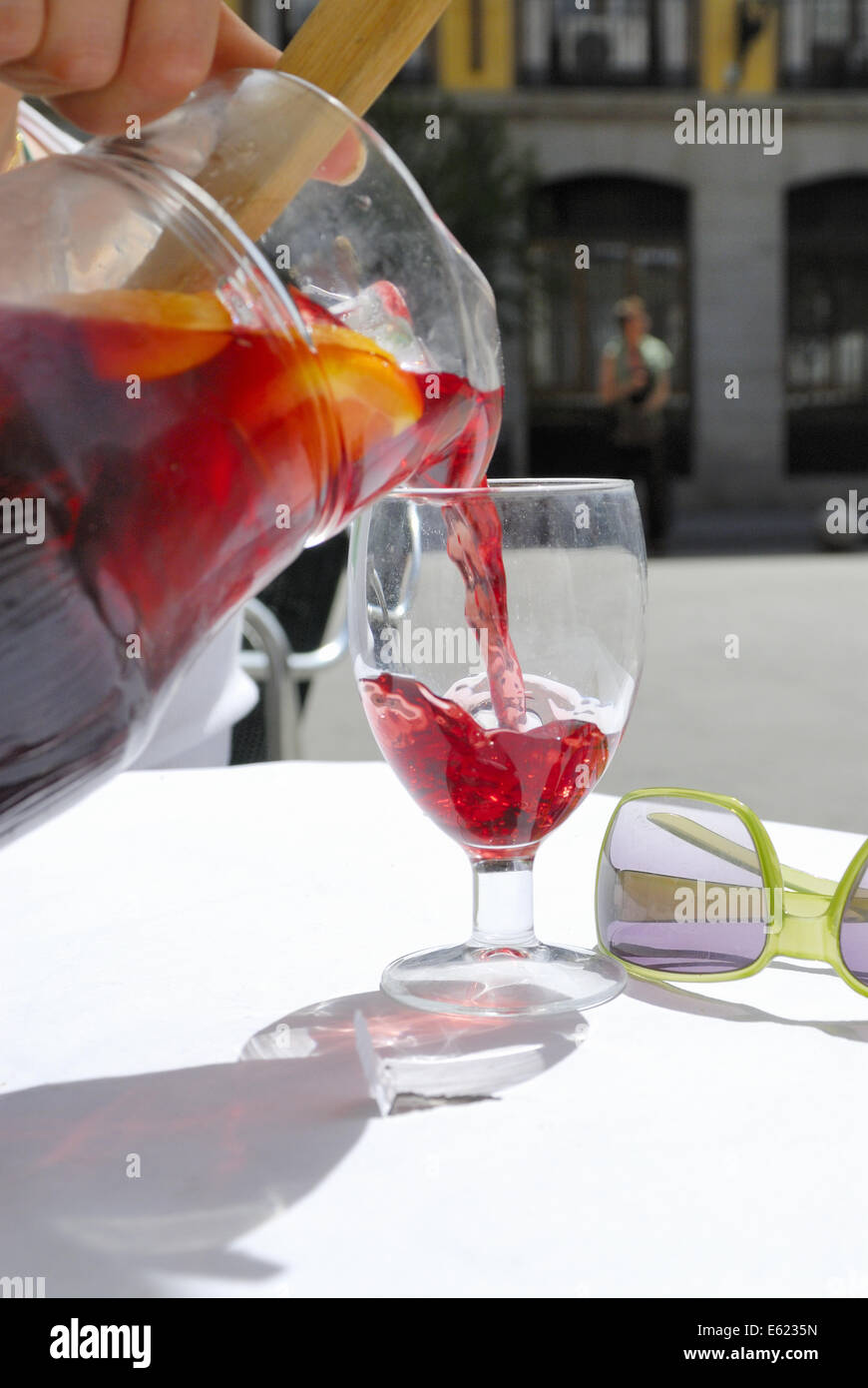 Sangria (red wine punch), Spain Stock Photo Alamy