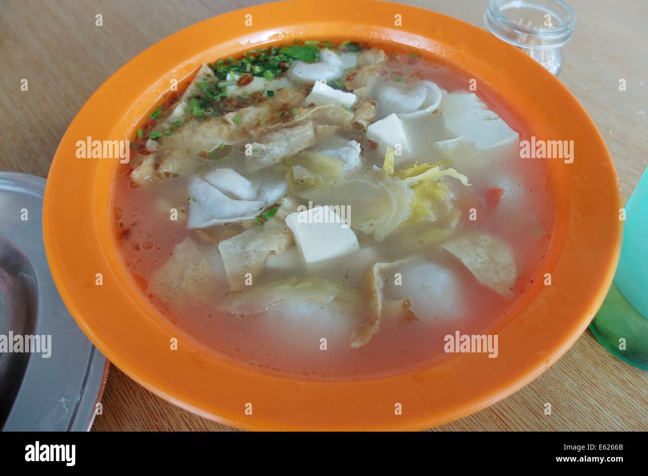 Fish Ball Soup with Tofu and Beancurd Skin Stock Photo Alamy