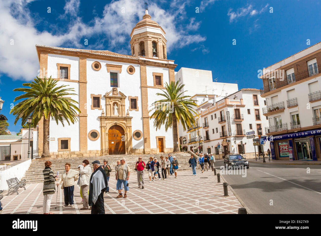 Iglesia de la Merced, Ronda, Malaga province, Andalusia, Spain, Europe. Stock Photo