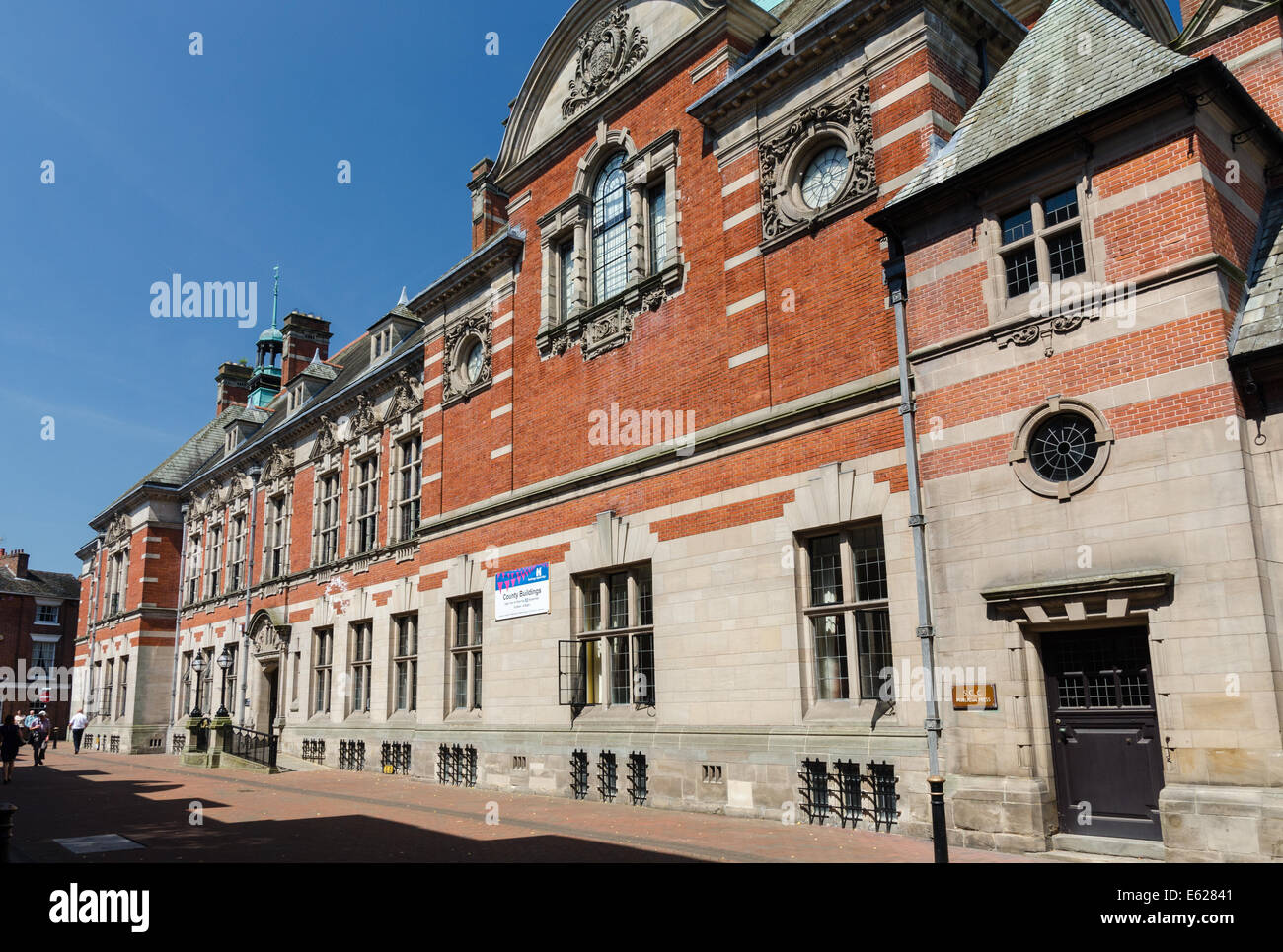 County Buildings in Martin Street, Stafford which is licensed for civil ceremonies and partnerships Stock Photo