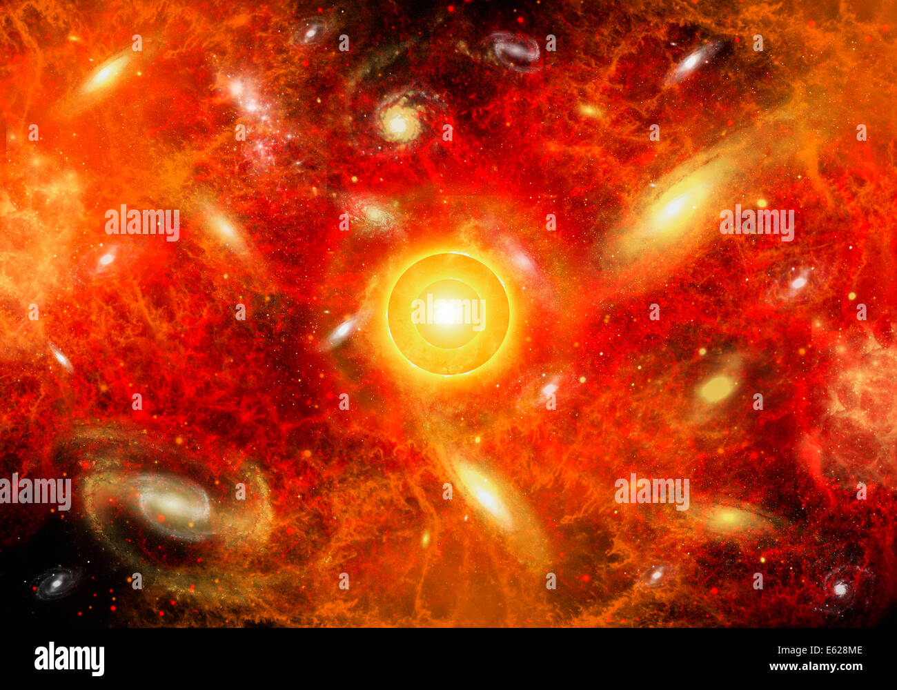 The Big Bang. Stock Photo