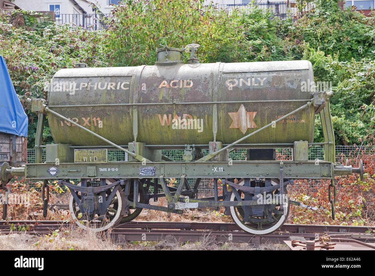 Sulphuric Acid container Bristol Harbour Stock Photo Alamy
