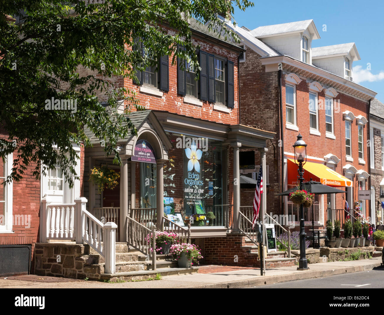 Historic Downtown Doylestown, Pennsylvania, USA Stock Photo Alamy