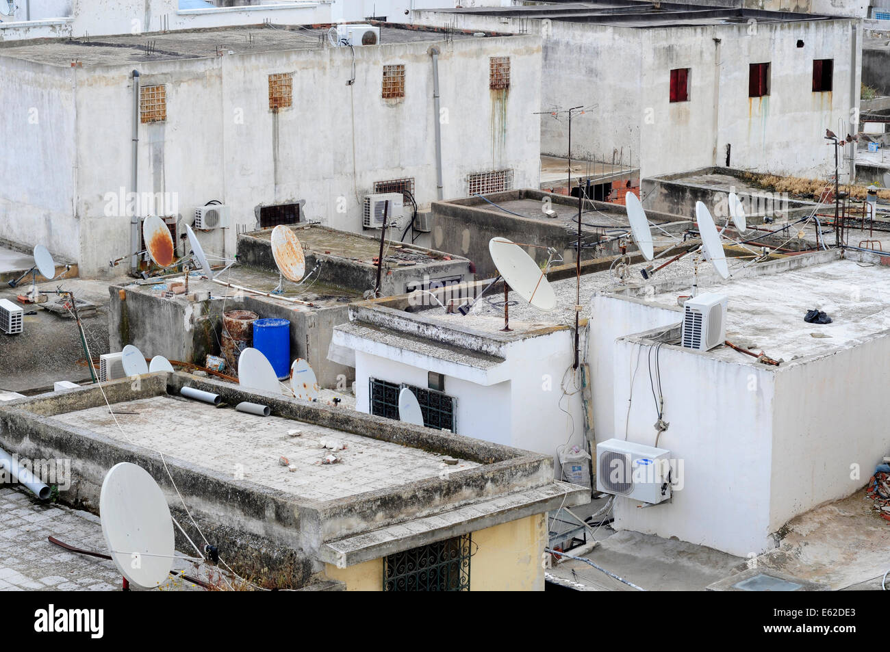 Roofs of Tunis Stock Photo