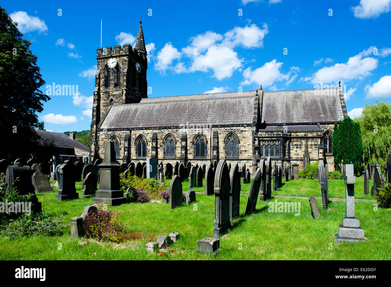The Church of the Good Shepherd, Mytholmroyd, Calderdale, West Yorkshire, England UK Stock Photo