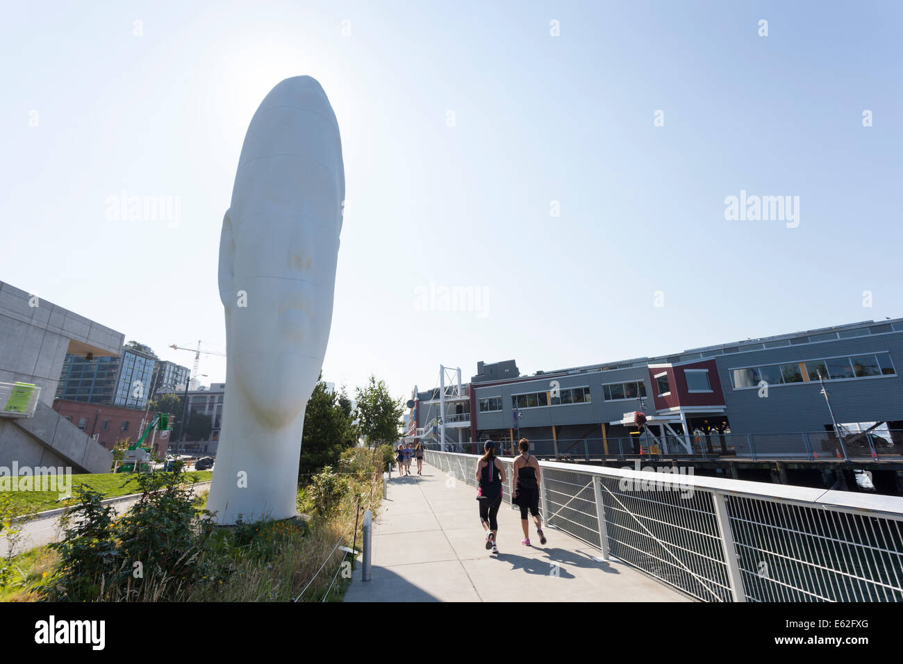 ECHO by Jaume Plensa at Olympic Sculpture Park Belltown