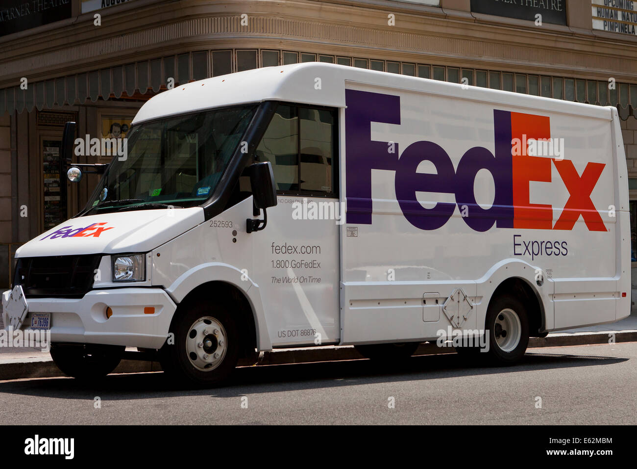 FedEx Express delivery van - Washington, DC USA Stock Photo