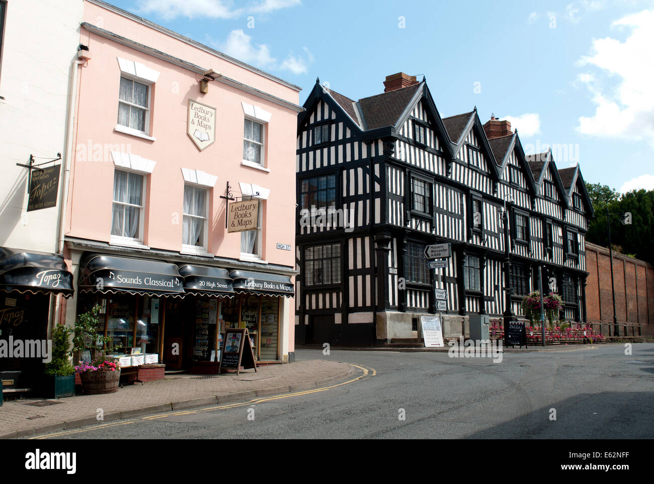 Ledbury town centre herefordshire hires stock photography and images