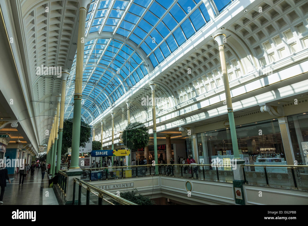 Trafford Centre shopping mall, Manchester, England, UK. Stock Photo