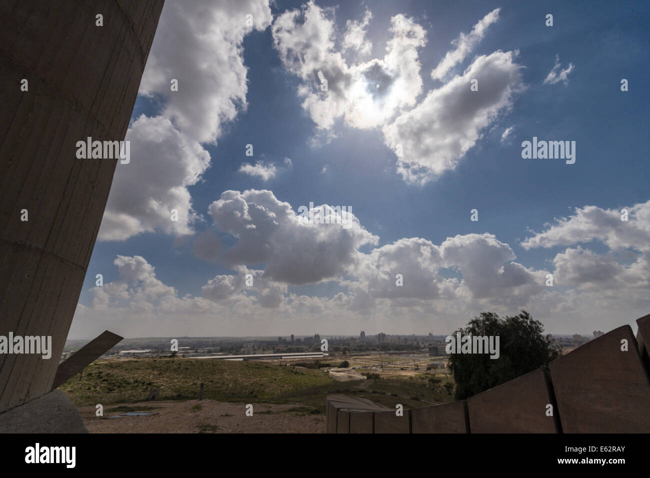 Israel. 'The Negev Brigade Memorial' near Beersheba, dedicated to the soldiers who died  during the 1948 independence war. Stock Photo