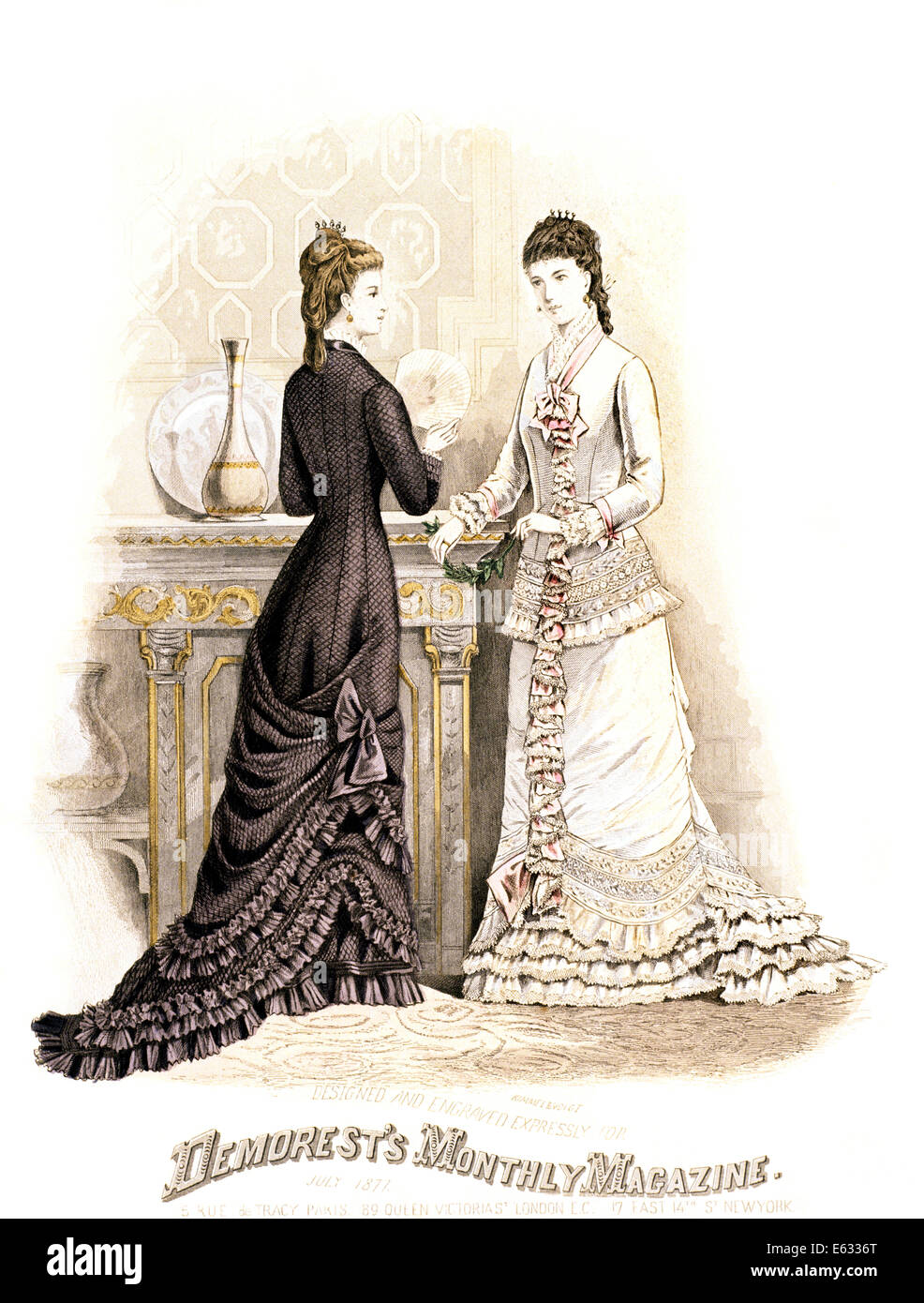 1800s dresses hi-res stock photography and images - Alamy