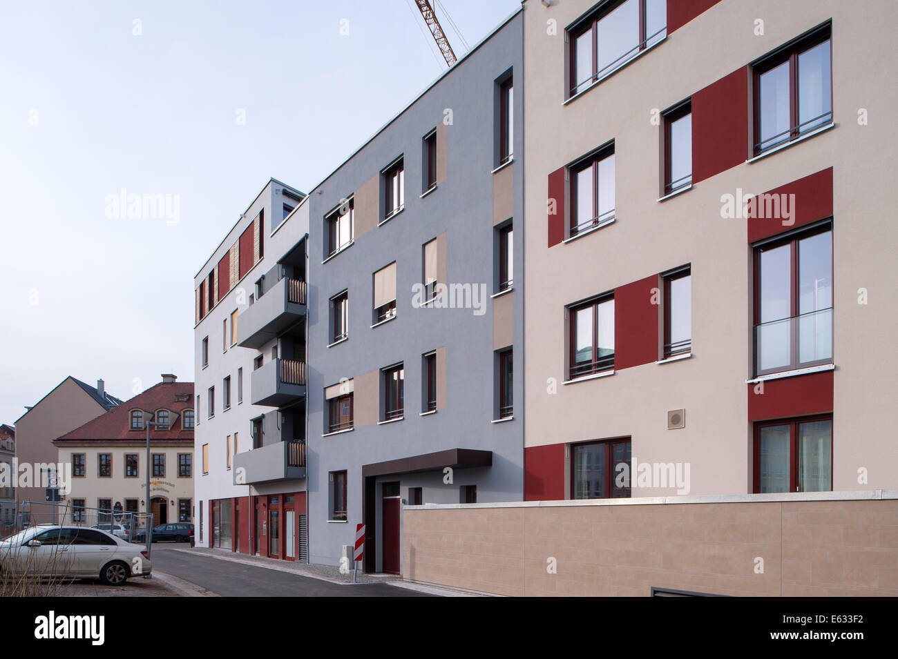 Dresden, Germany, condos in the suburbs Wilsdruffer Stock Photo Alamy