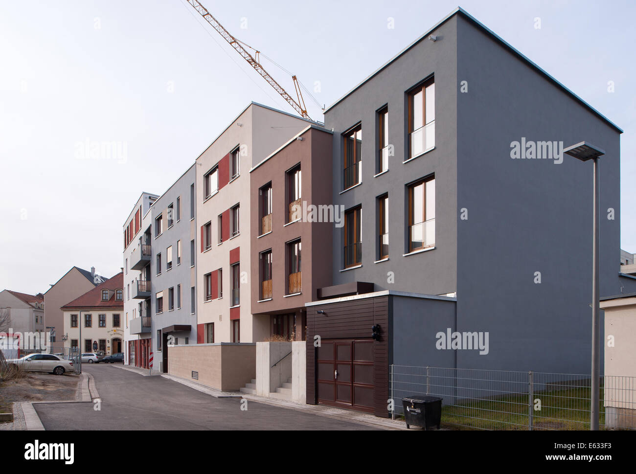Dresden, Germany, condos in the suburbs Wilsdruffer Stock Photo Alamy